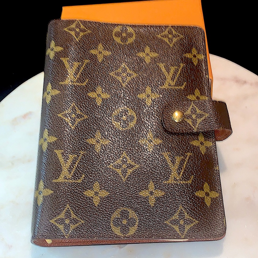 LOUIS VUITTON MONOGRAM AGENDA MM VINTAGE DAY PLANNER - Picture 14 of 14